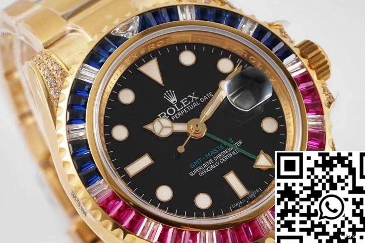 116758 Black Factory Dial ROF Rolex Master II SAru-78208 GMT 0502